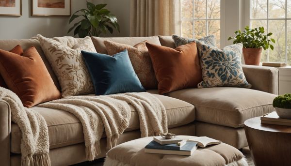 Les coussins personnalisés réchauffent votre décoration