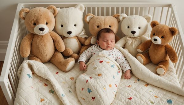 Les doudous brodés rassurent les bébés dès le plus jeune âge