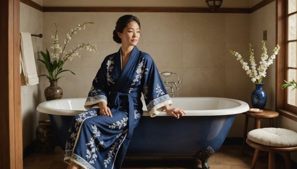 Les kimonos personnalisés subliment les rituels spa à la maison